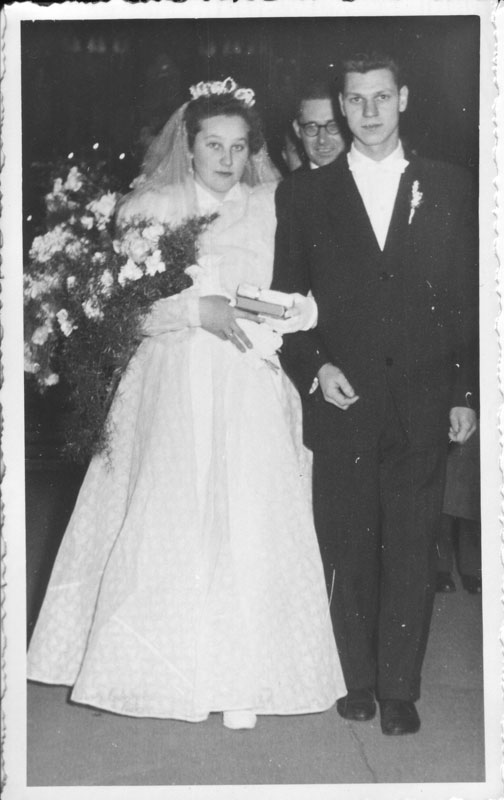 Hochzeit Johann Fischer & Theresia geb. Challpner (1957)