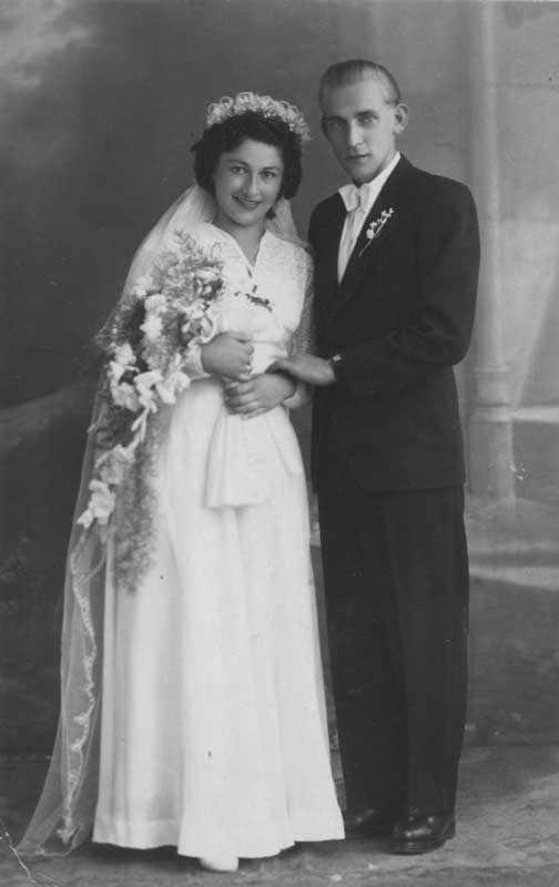 Hochzeit Rudolf Ottensteiner & Stefanie geb. Mikulanec (1950)