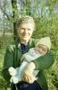 Großmutter Katharina Fischer geb. Eberl mit Enkel Herbert Fischer (Ostern 1961)